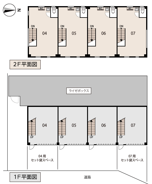 鴫野東Ⅱライゼホビー平面図