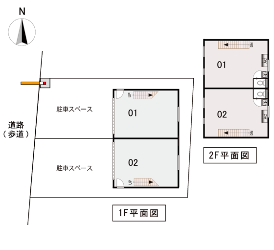 門真島頭ライゼホビー平面図