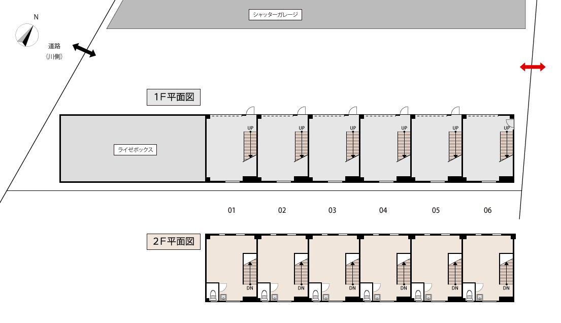 住道北ライゼホビー平面図