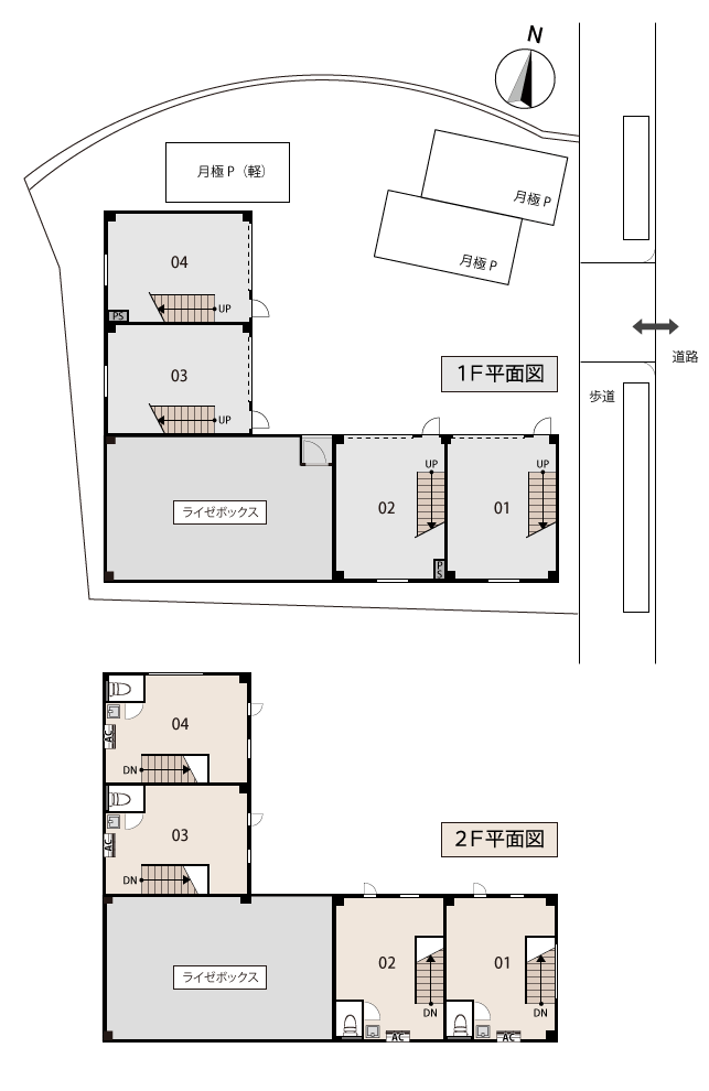 東豊中町ライゼホビー平面図