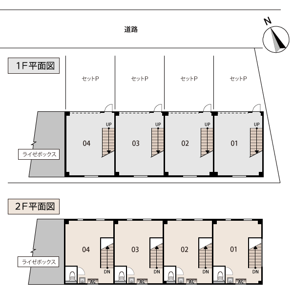 川西池田駅前ライゼホビー平面図