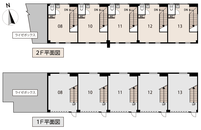 北綾瀬Ⅱライゼホビー平面図